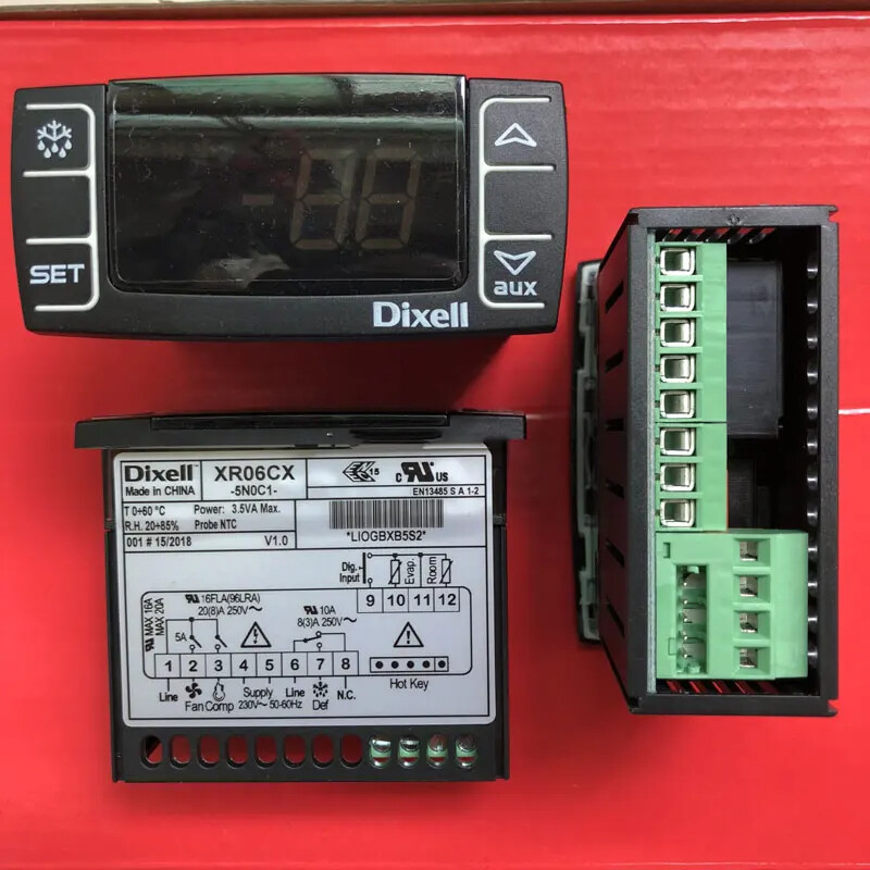Contrôleur De Température Numérique Dixell XR06CX-5N0C1 Avec Sonde Dégivrage - 230V, écran Tactile