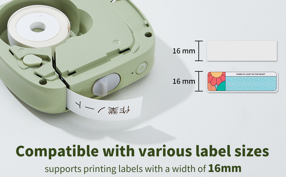 HPRT Qutie Label Maker Inkless Thermal Label Printer for Vinyl Sticker ...