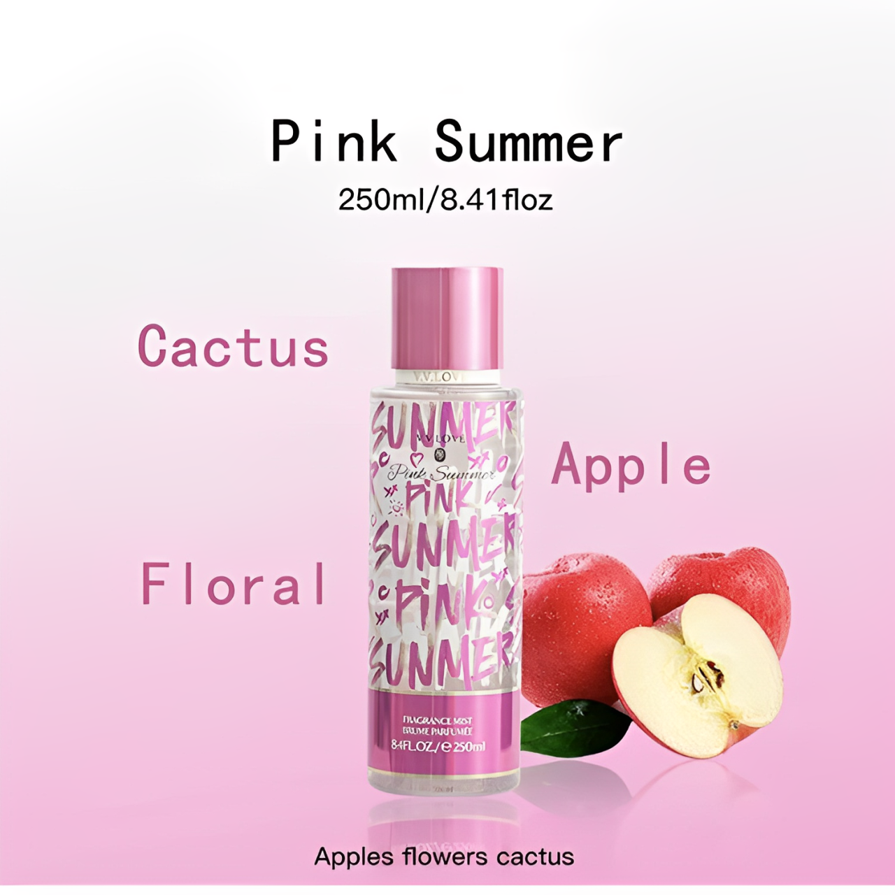 Fresh Scent Fruity Shimmer Body Mist Perfume 250ml Crush Dating Perfume