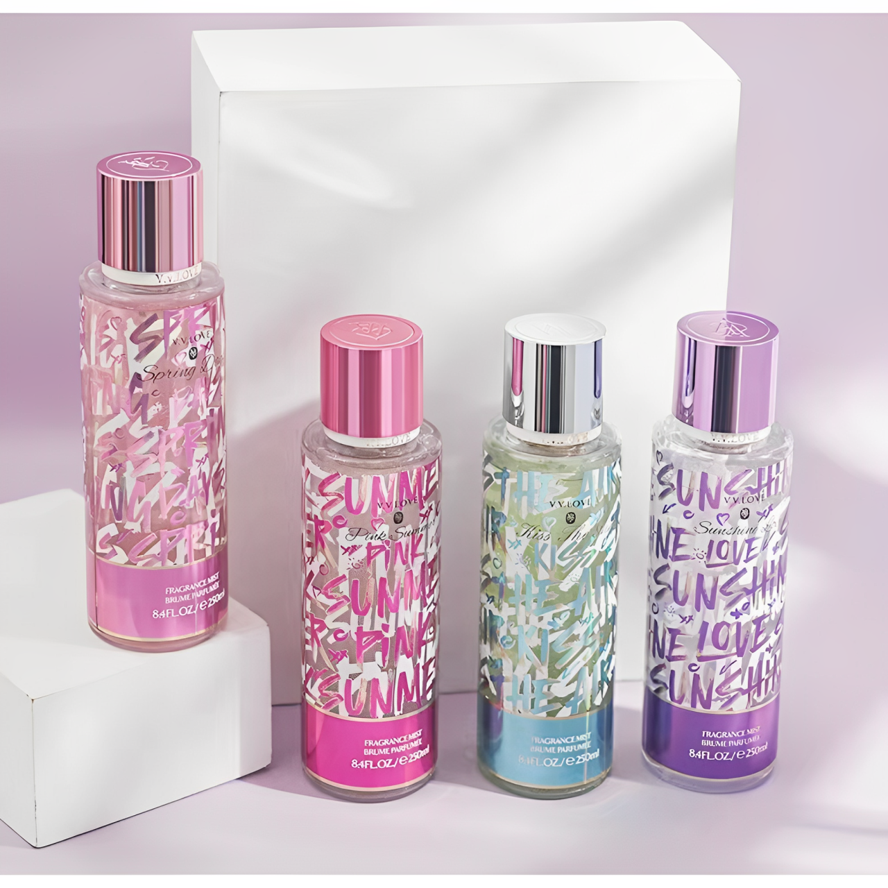 250ml Fine Fragrance Mist for Women Long Lasting Shimmer Perfume For