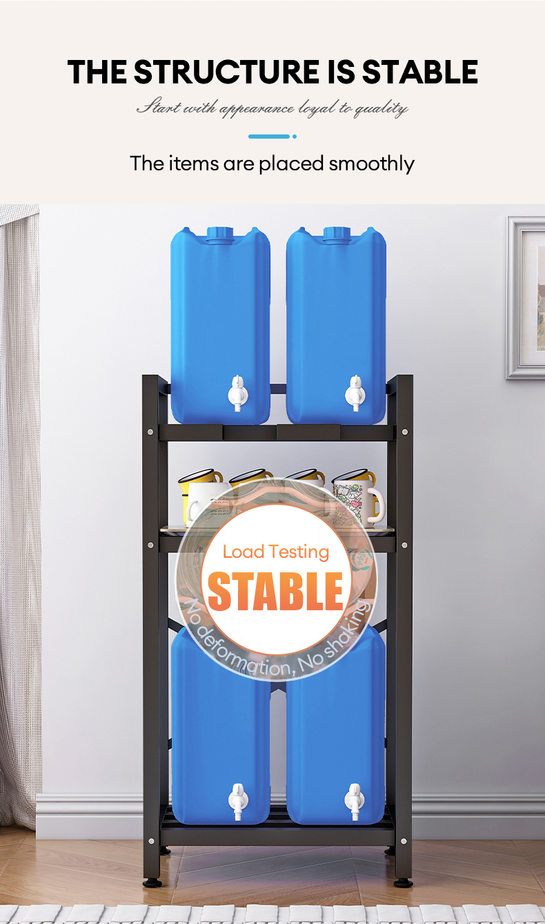 KEVE 3Layer Water Gallon Rack Water Container Rack Water Tank Bracket ...