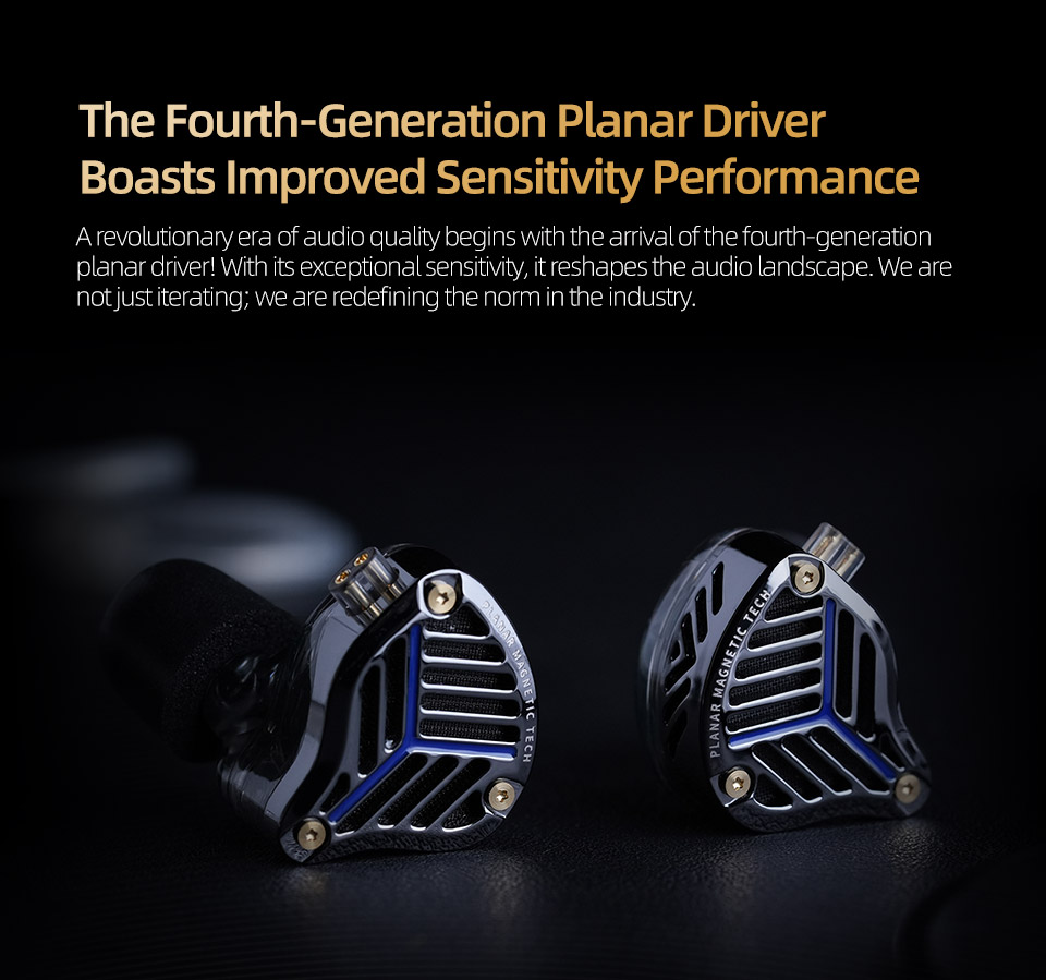 KZ PRX Wired HiFi Earphones Fourth-Generation Newly Planar Diaphragm ...