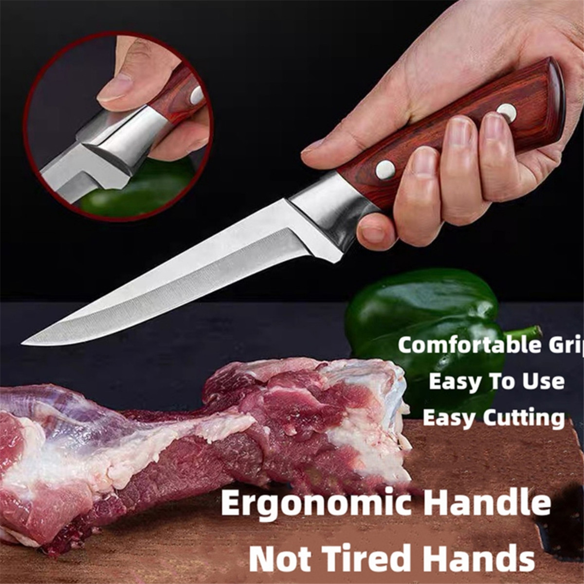 Japan Original meat knife handchopping stainless boning knife