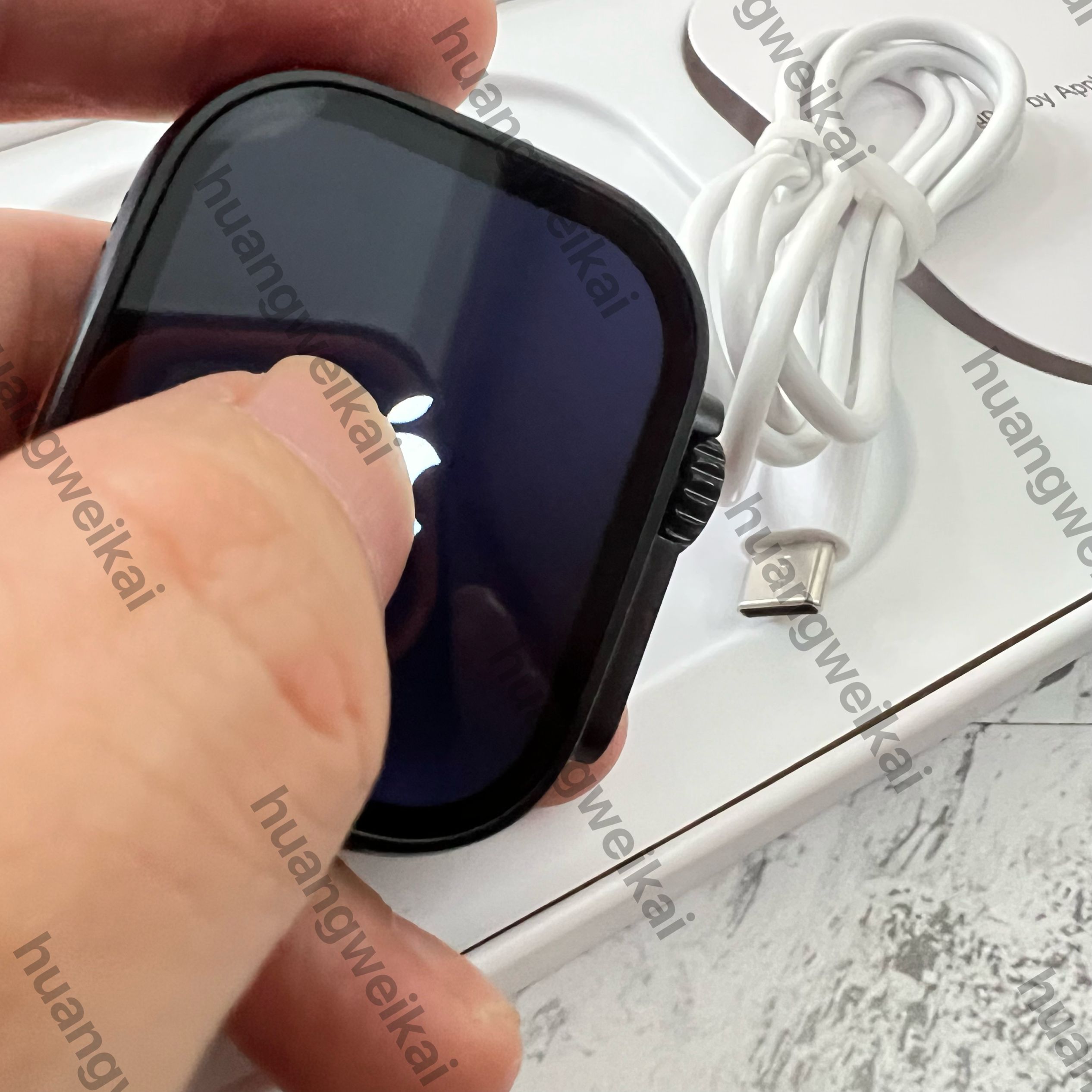 64GB 2025 Smartwatch 49mm ultra2 full black brecelet rom with typeC