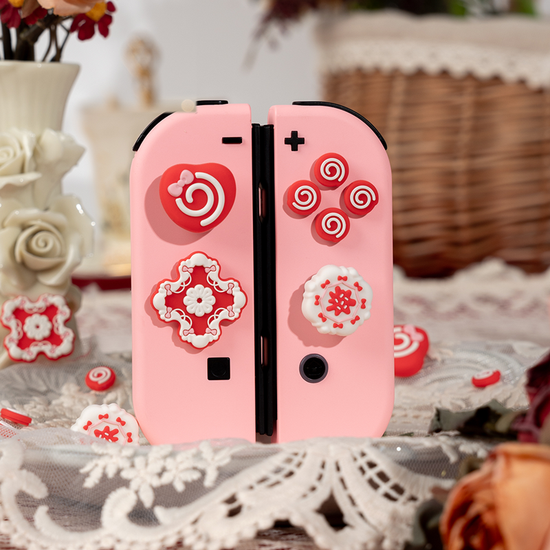 Cute Silicone Thumb Grip Caps Compatible with Nintendo Switch OLED