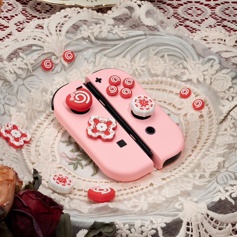 Cute Silicone Thumb Grip Caps Compatible with Nintendo Switch OLED