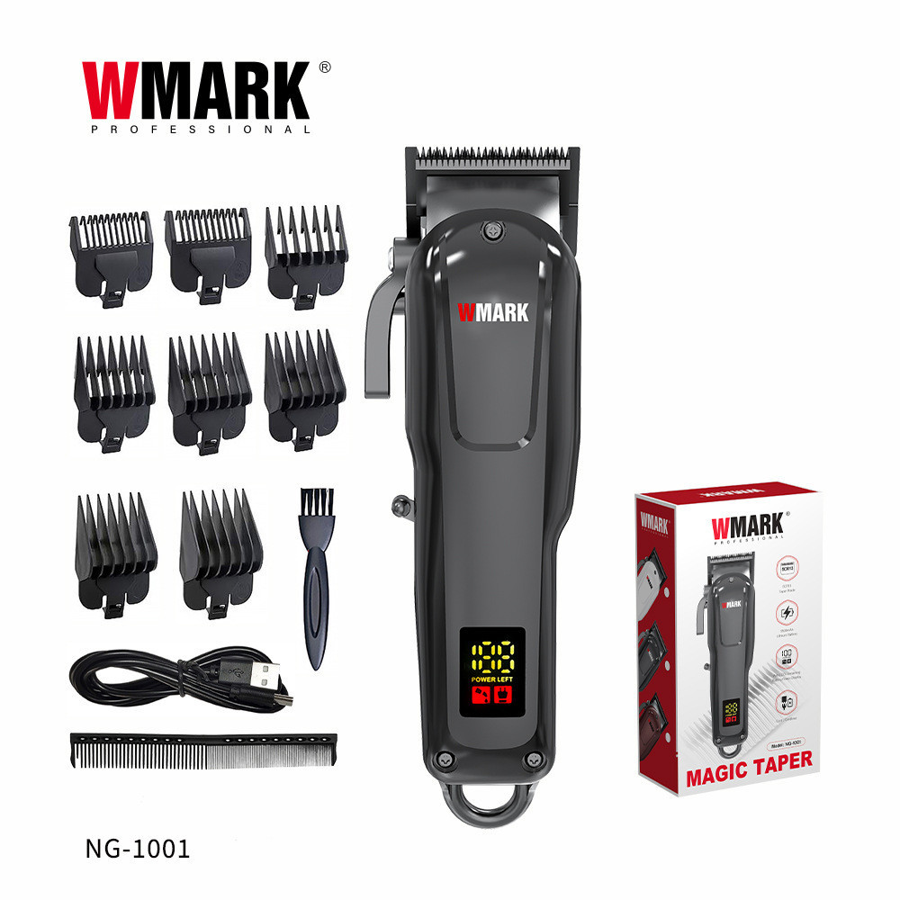WMARK Hair Clipper NG1001 Oil Head Electric Clippers Rechargeable Hair