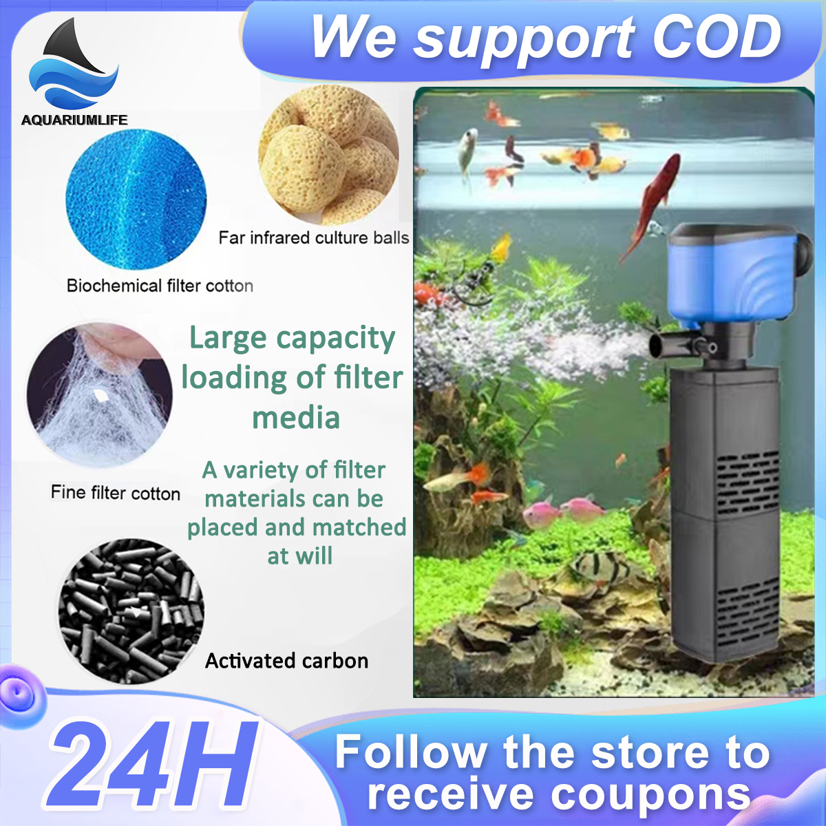 Beautiful view of Aquarium Water Circulation Pump Water Test Routine