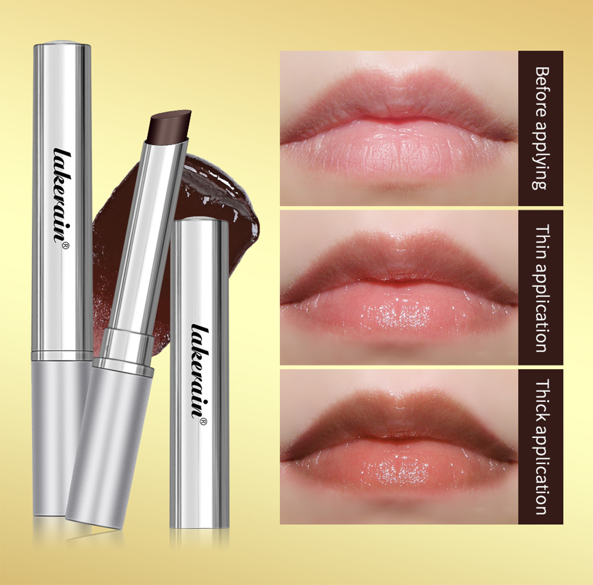 Lakerain Almost Lipstick Tinted Lip Balm Colorless Black Honey Lip Balm ...