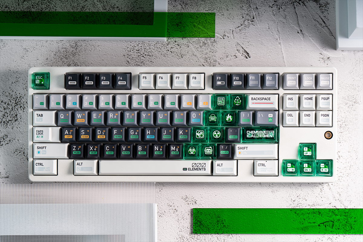 Chemical 001 Cherry profile keycaps | Shopee Philippines