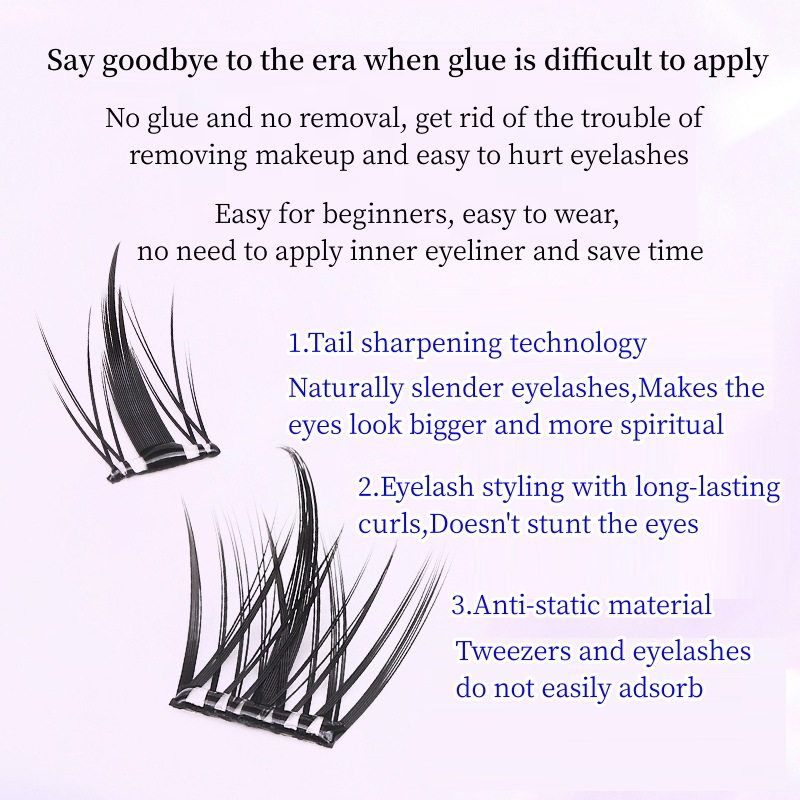 Self Adhesive Eyelashes Lash Clusters Press On Lashes Self Stick