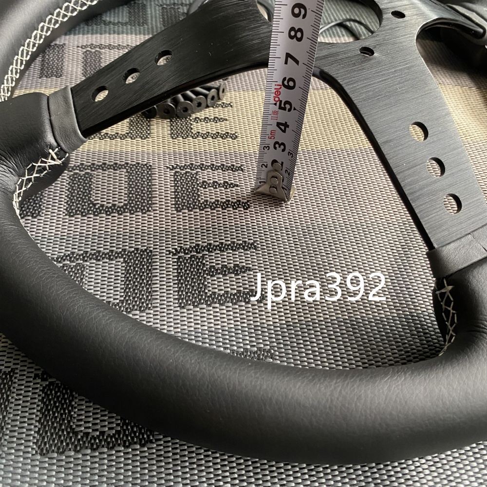 Sparco 340mm leather car steering wheel with Honda H logo Shopee