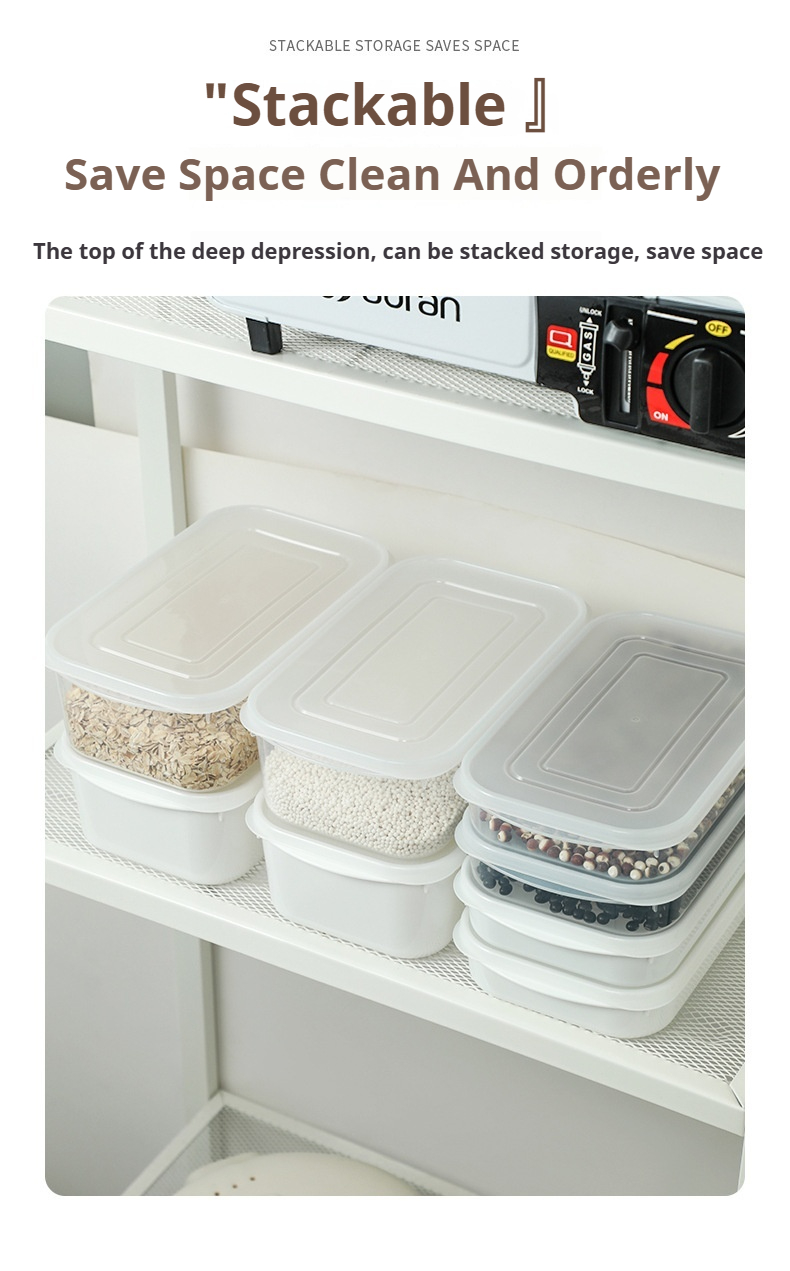 350/700/800/1600ml Refrigerator Storage Box Kitchen Food Storage Box ...