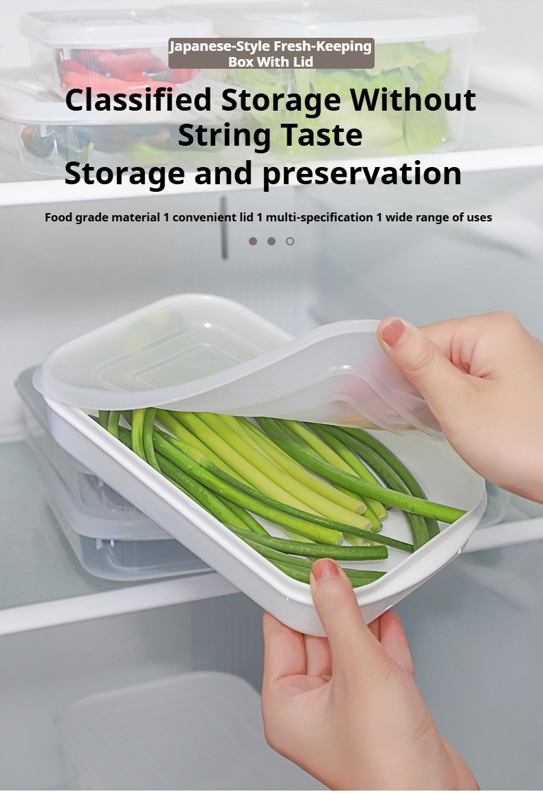 350/700/800/1600ml Refrigerator Storage Box Kitchen Food Storage Box ...