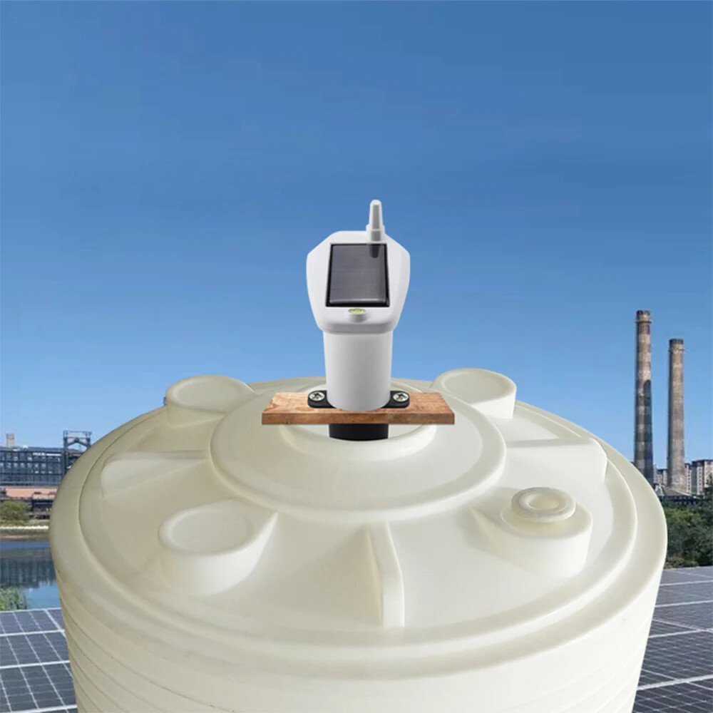 ⭐TS-FT003 Wireless Ultrasonic Water Level Monitor Tank Liquid Level ...
