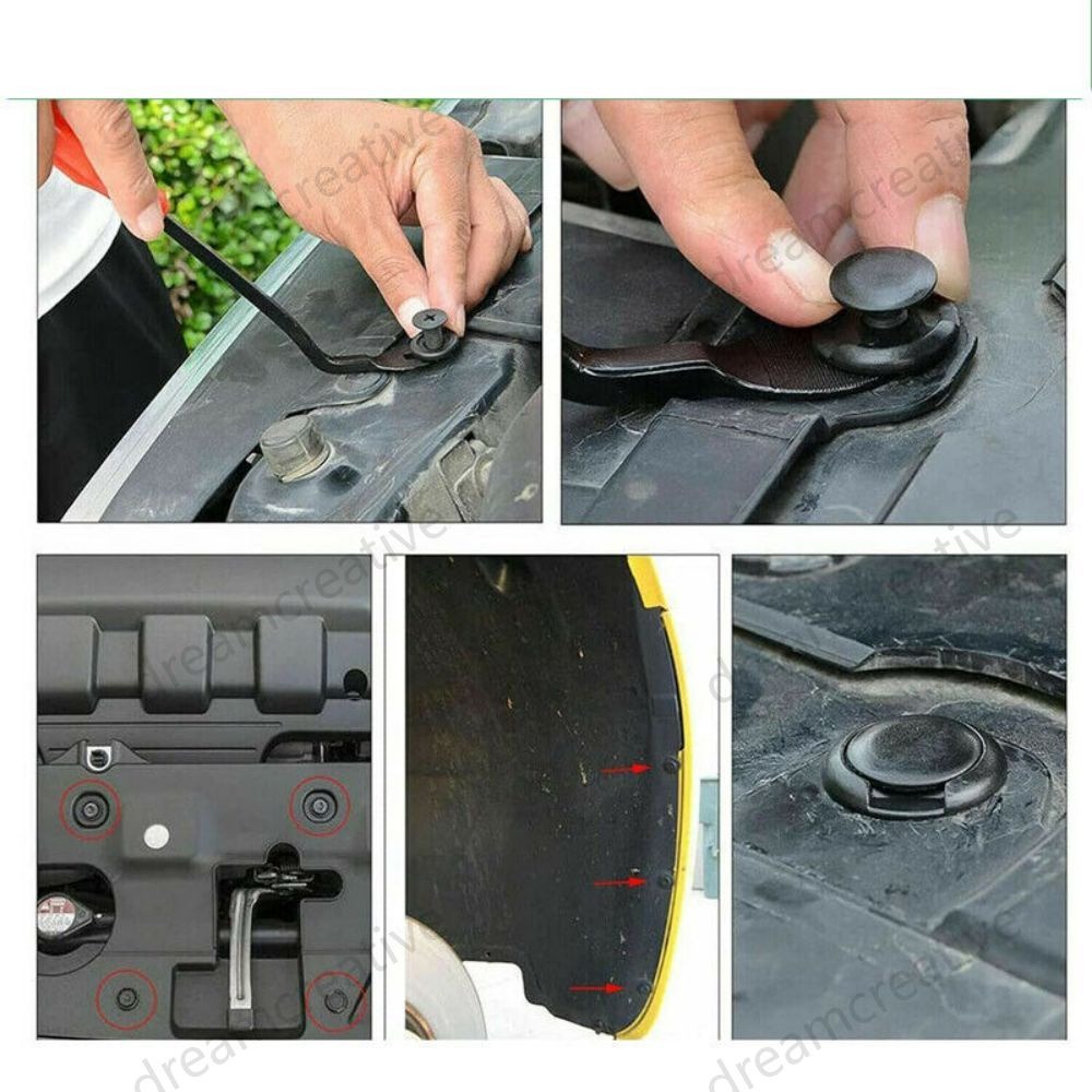 Car Fastener Rivet Clip Car Plastic Screw Bumper Clip Fender | Shopee ...