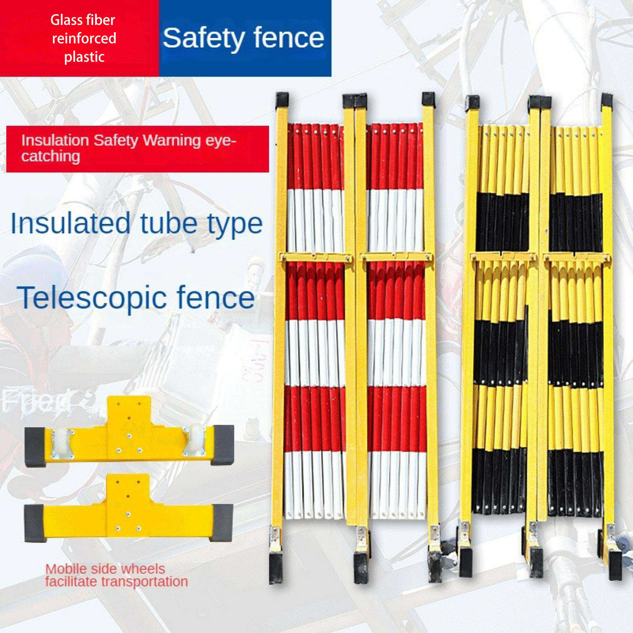 Safety guardrail Street traffic guardrail Movable glass fiber guardrail ...