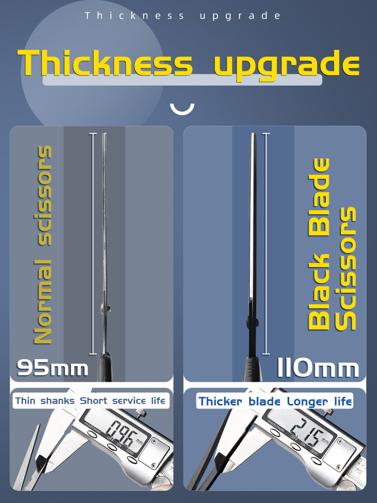 Stainless Steel Scissors Heavy Duty Paper Cutter Office Multipurpose