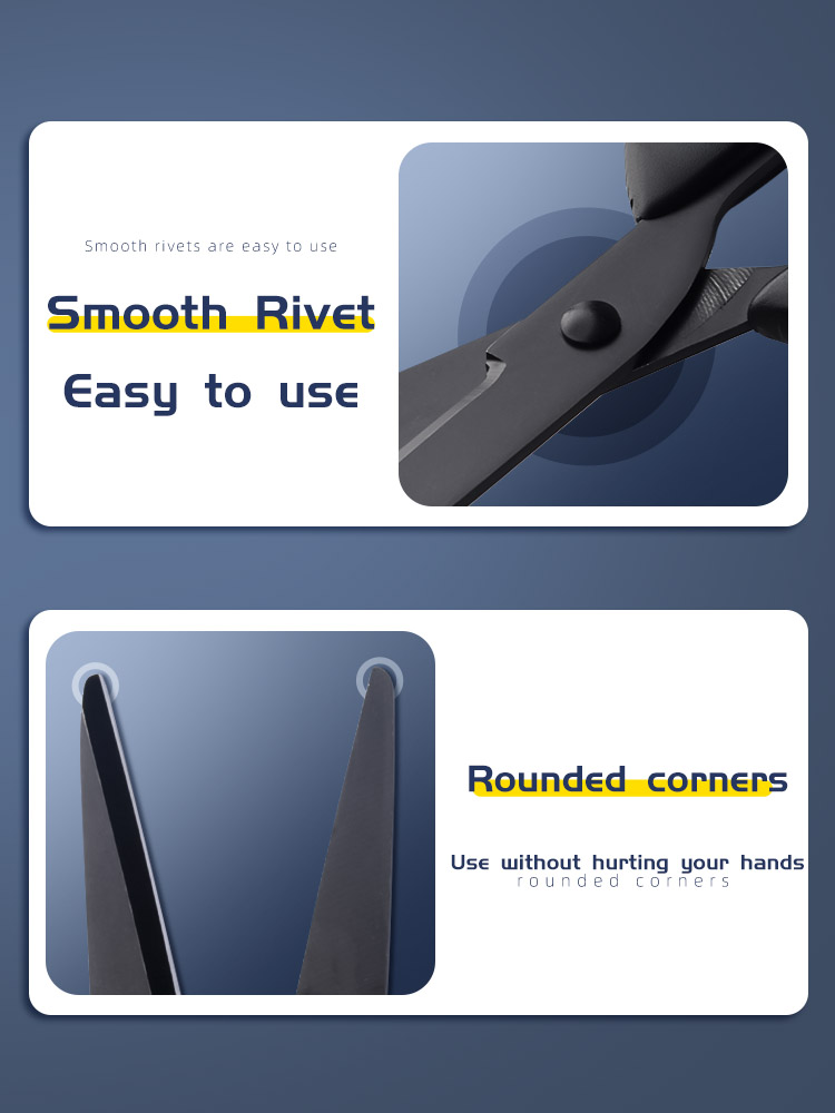 Stainless Steel Scissors Heavy Duty Paper Cutter Office Multipurpose