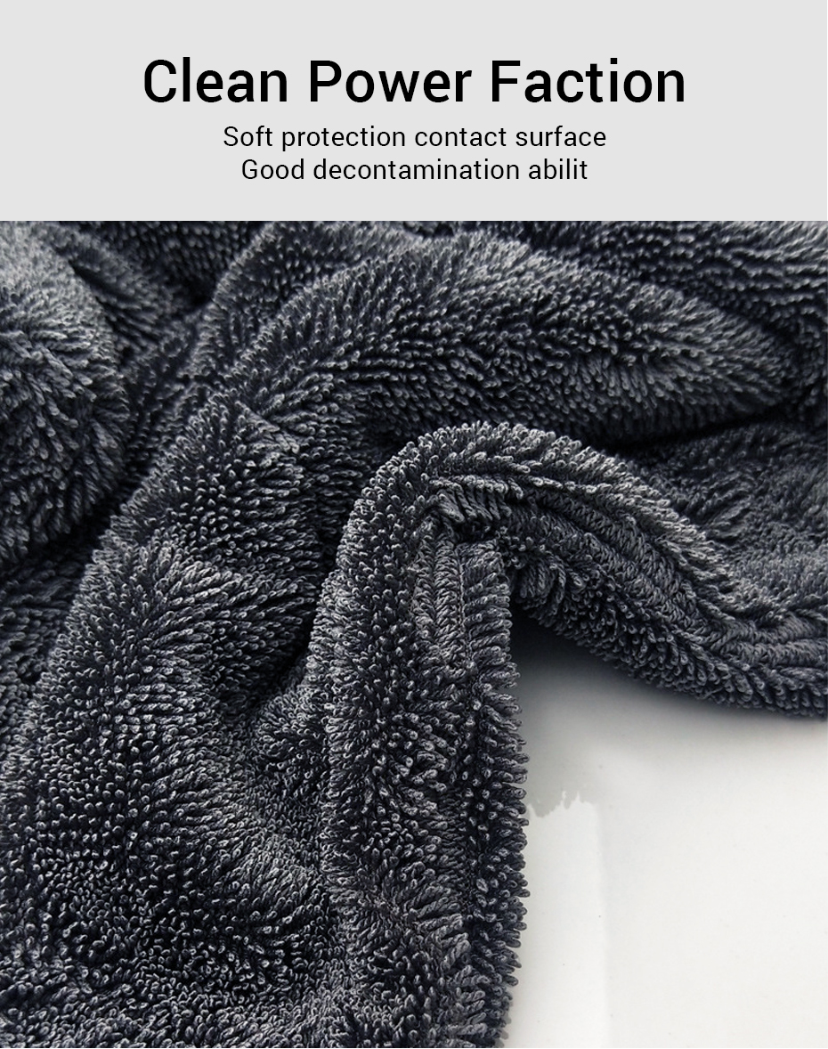 XL Super Absorbent Car Drying Towel - 1200gsm Twisted Loop Microfiber, 60x40cm (Towelogy)