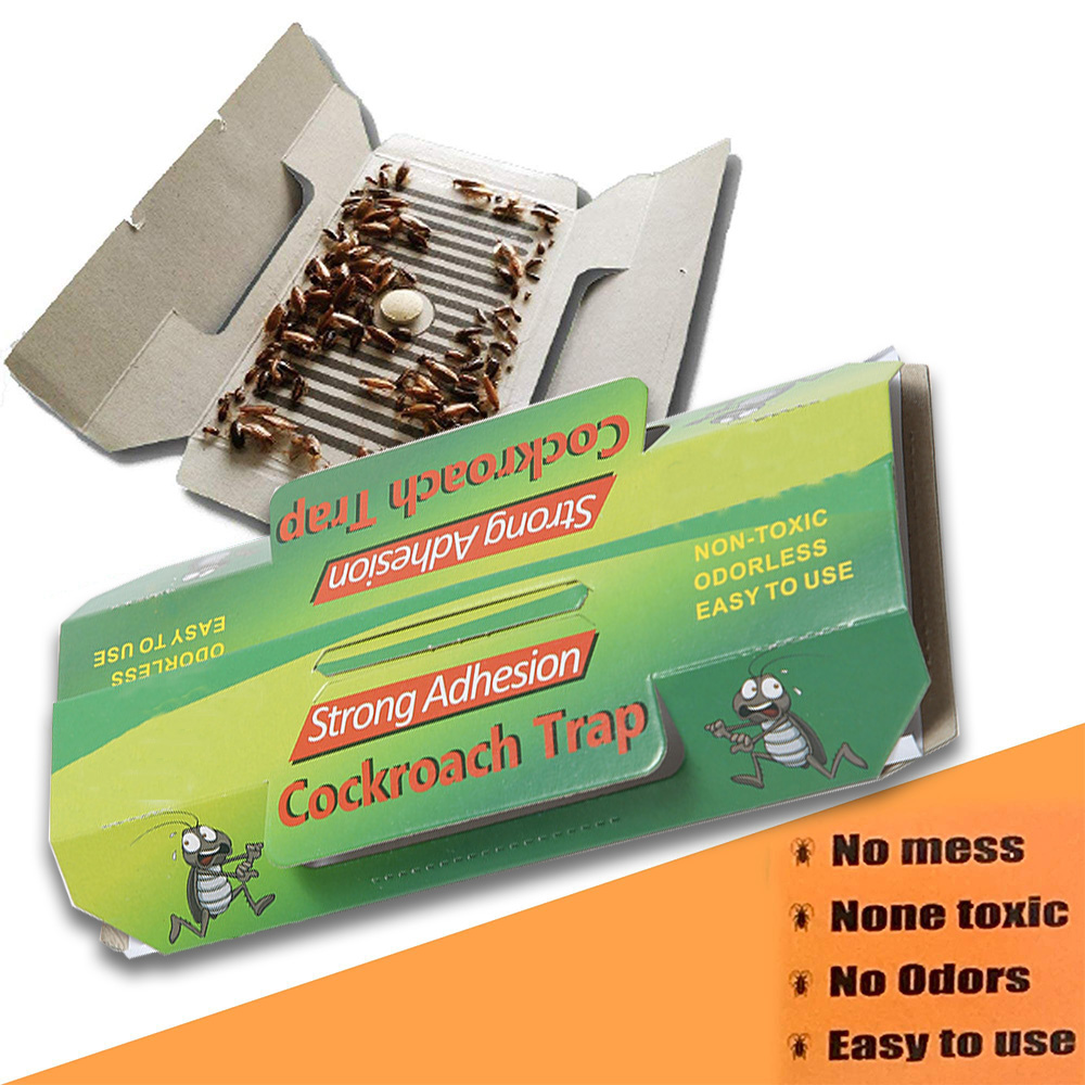 10Pcs Cockroach Killer Roach Traps Roach Bait Roach Motel Cockroach