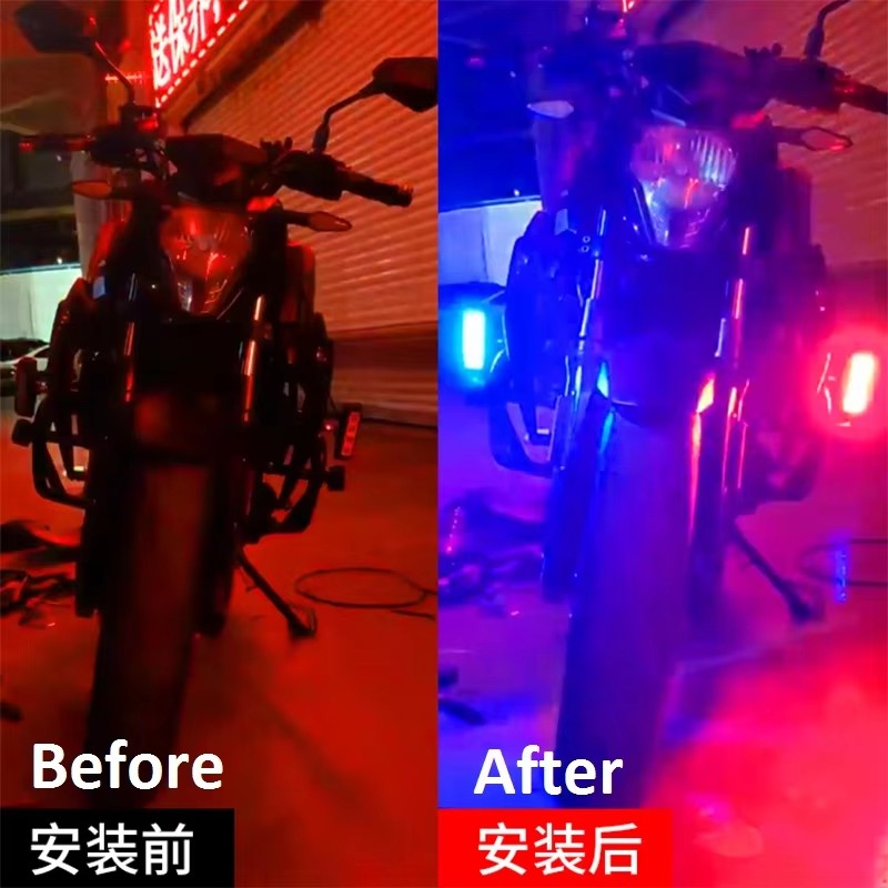 DC12V Motorcycle Warning Flashing Light DC24V Truck Side Marker