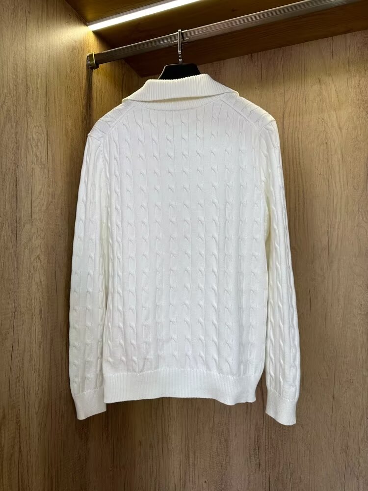 Local Shipping COD Half high collar zipper long sleeved sweater men's