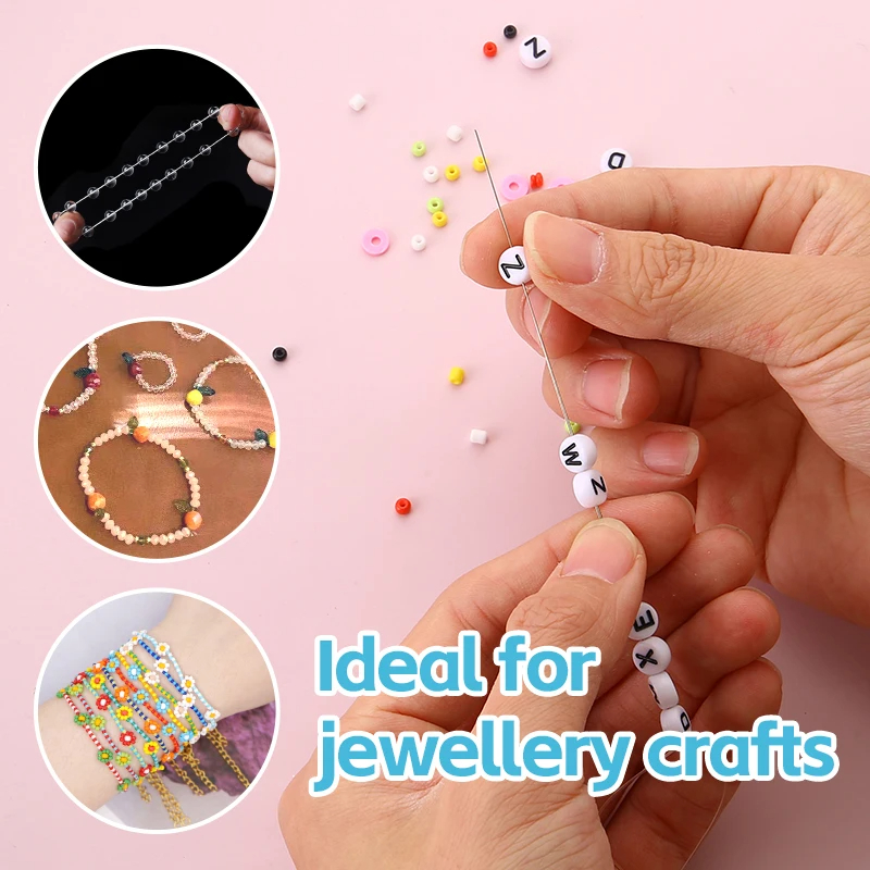 10-piece beading kit 0.5mm Stretchy Bracelet Crystal String Kit for DIY ...