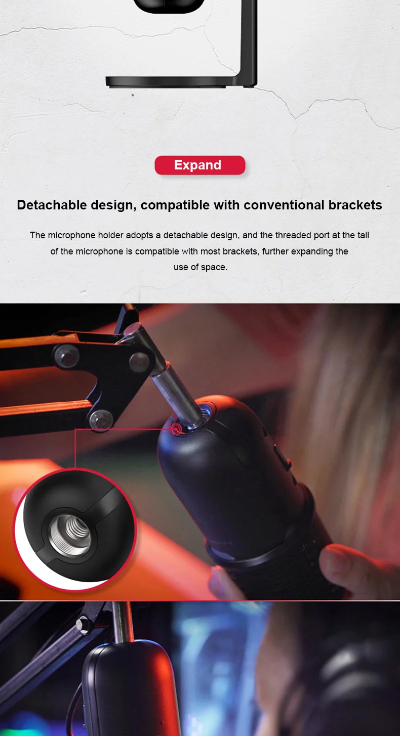 HyperX SoloCast USB Microphone Condenser Gaming Microphone Great For