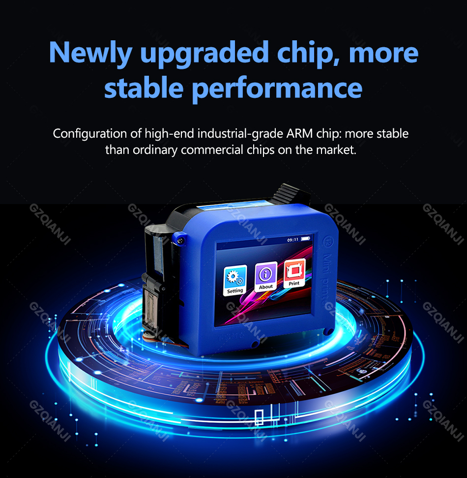 Mini Handheld Inkjet Printer 0.5inch Multi-Function Printing Freely ...