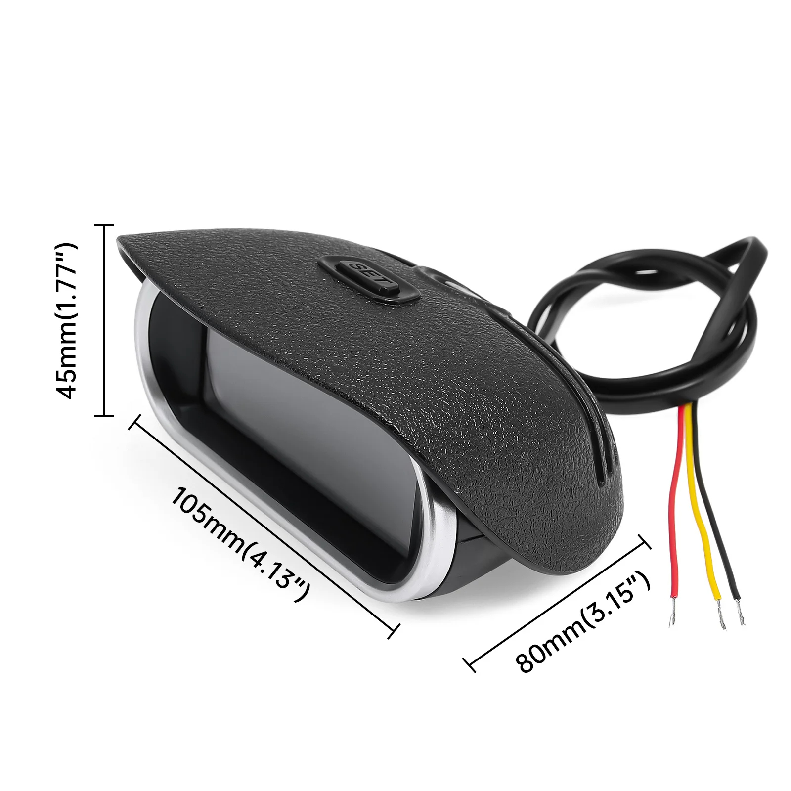 0190ohm Fuel Gauge 2in1 LCD Auto Instruments Digital Voltmeters Volt