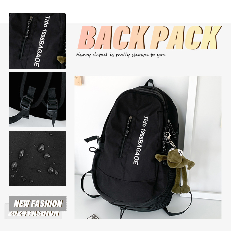 JXNL Backpack For Men Multiple Pockets Bagpack Trend School Bag Large