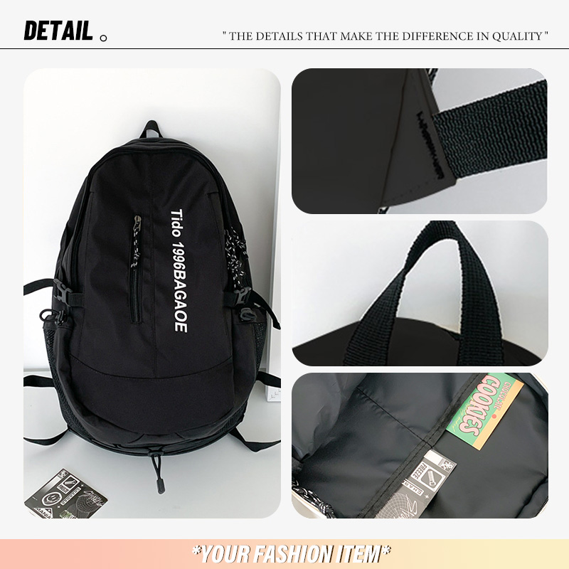 JXNL Backpack For Men Multiple Pockets Bagpack Trend School Bag Large