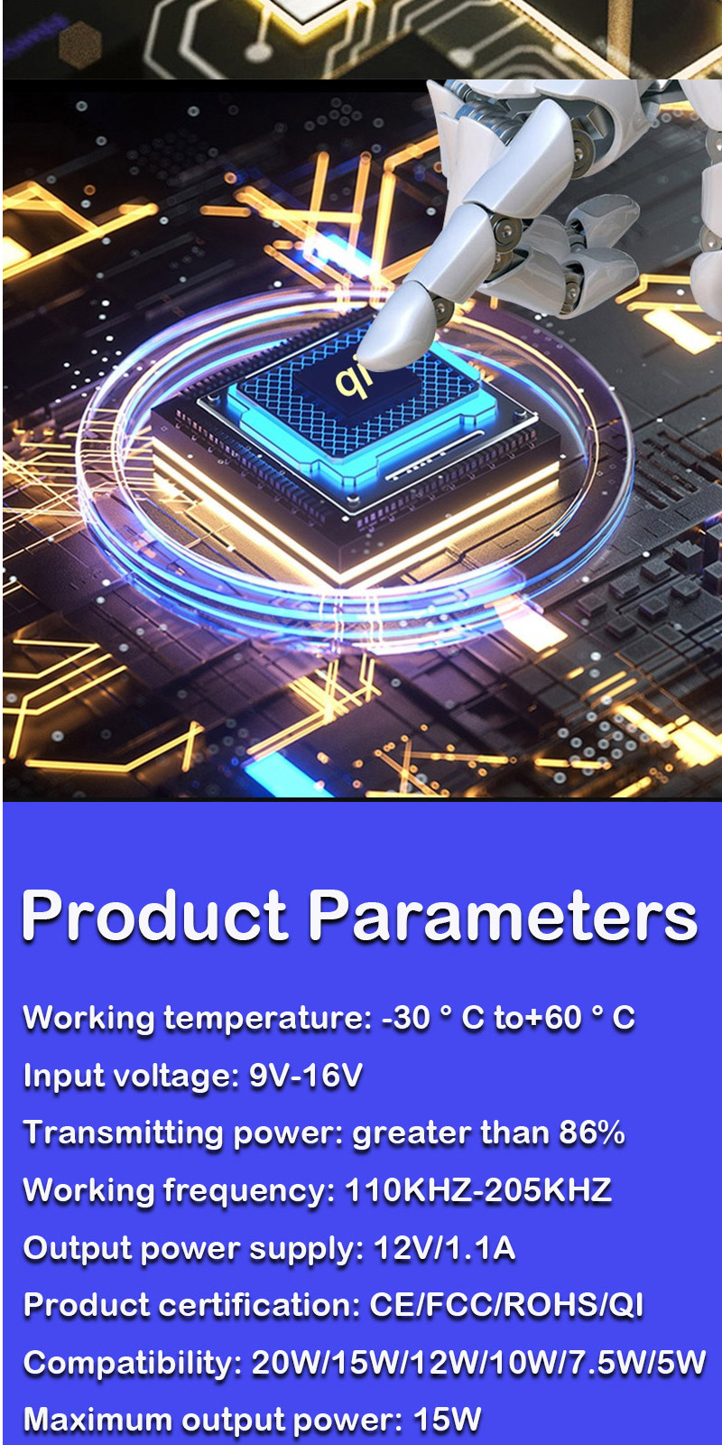 Vtear For Mazda 3 Skyactiv G AXELA 20202024 Car Wireless Charger 15W