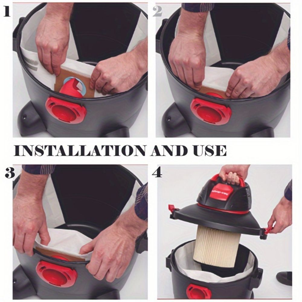 5Pcs/10Pcs Shop Vac Dry Dust Bag Collection 5 To 8 Gallon for Shopvac