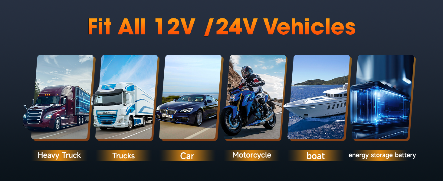 ANCEL BM300 Pro 6V 12V 24V Bluetooth Battery Tester Battery Monitor