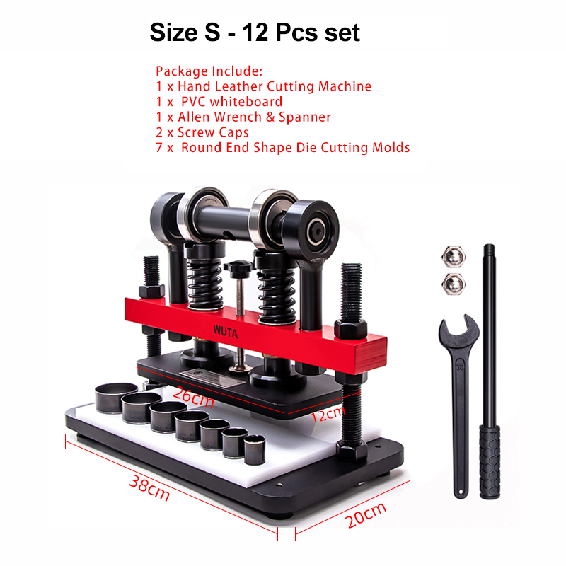 WUTA Leather Cutting Machine Manual Die Cutter Embossing Shaping Tools