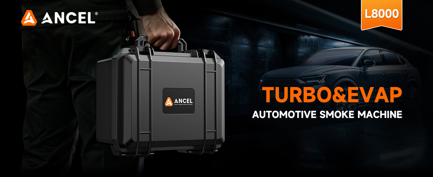 ANCEL L8000 EVAP Turbo Dual Mode Digital Smoke Leak Detector Builtin