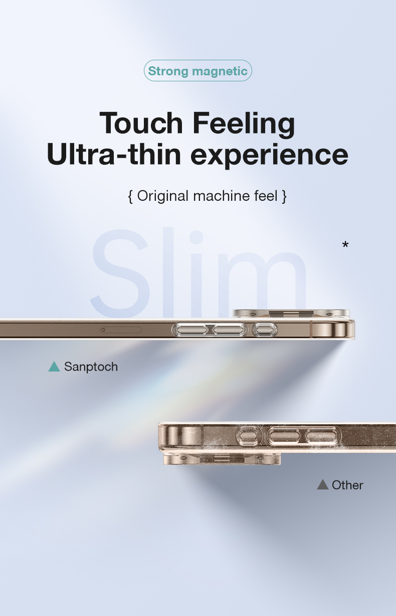 Sanptoch Invisible Lens Stand Phone Case For iPhone 16 15 14 Pro Max