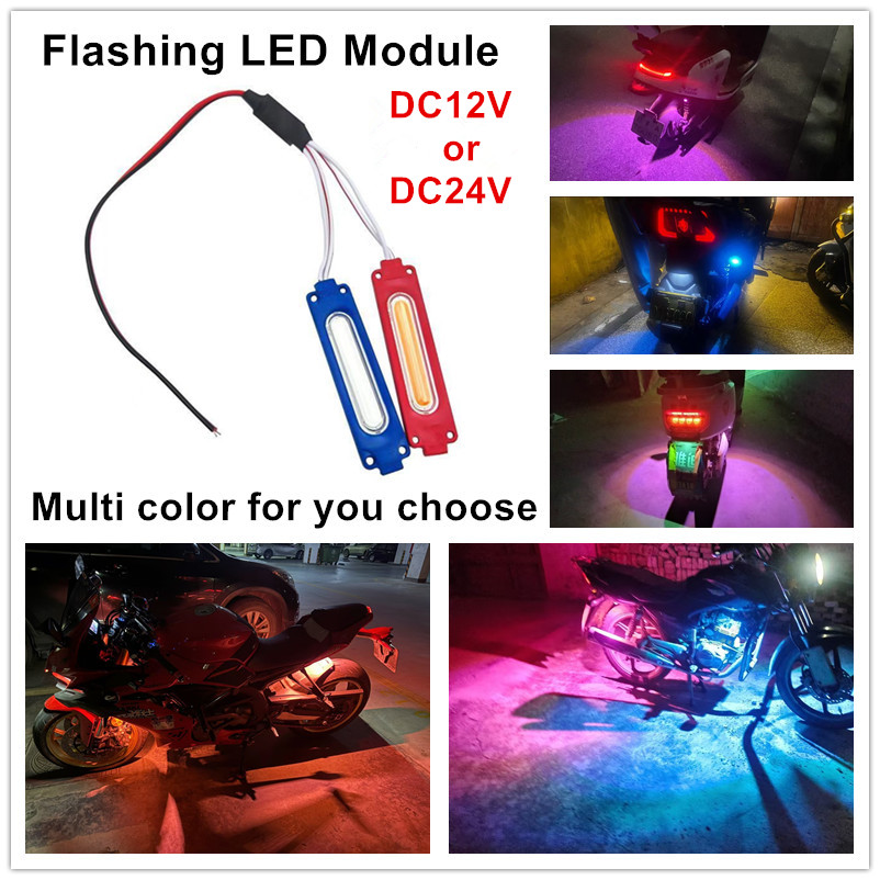 DC12V Motorcycle Warning Flashing Light DC24V Truck Side Marker