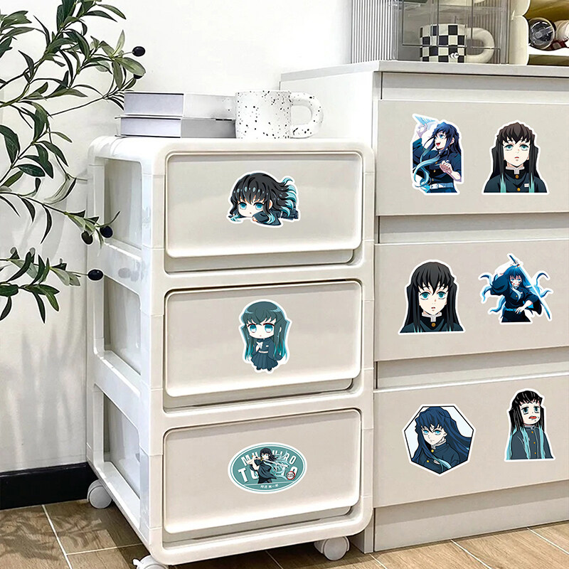 50pcs Tokitou Muichirou Anime Stickers Waterproof Decoration Laptop ...