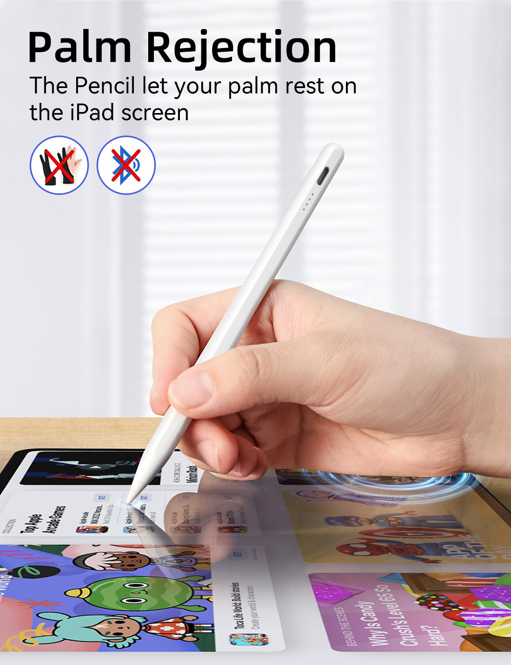 Stylus Pen for iPad Air 6th Gen Air 13 Pro 11 13 2024 Pro 12.9 inch