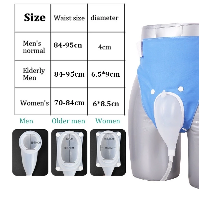 Silicone Urine Funnel Reusable For Adults Man Woman Elderly Bedridden ...
