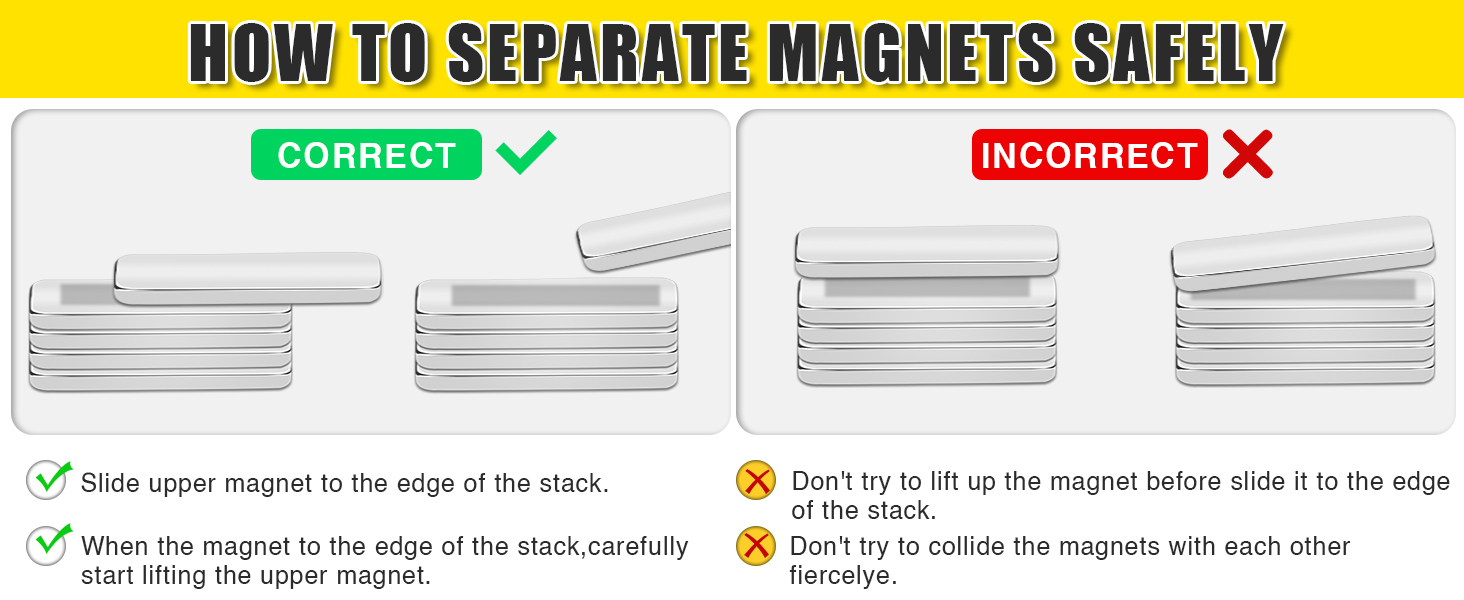 9.5cm long Strong Rare Earth Neodymium Heavy Duty Bar
