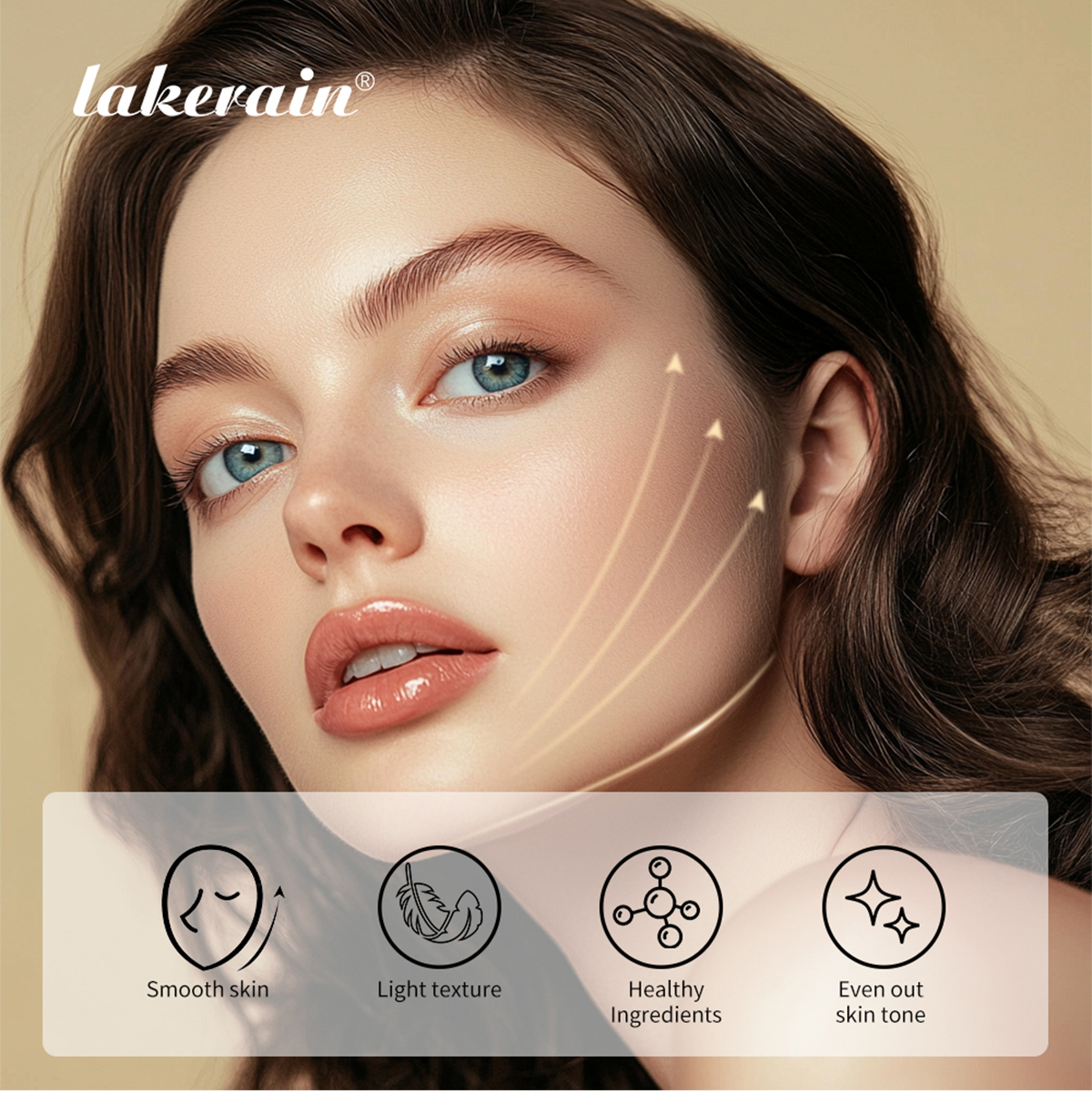 Lakerain Instant VFace No Filter Primer,Instant Skin Tightener,Instant