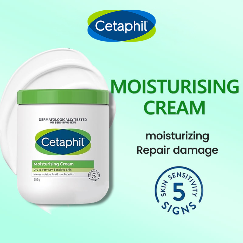 Cetaphil Moisturizer cetaphil moisturizing cream 550g For very dry to