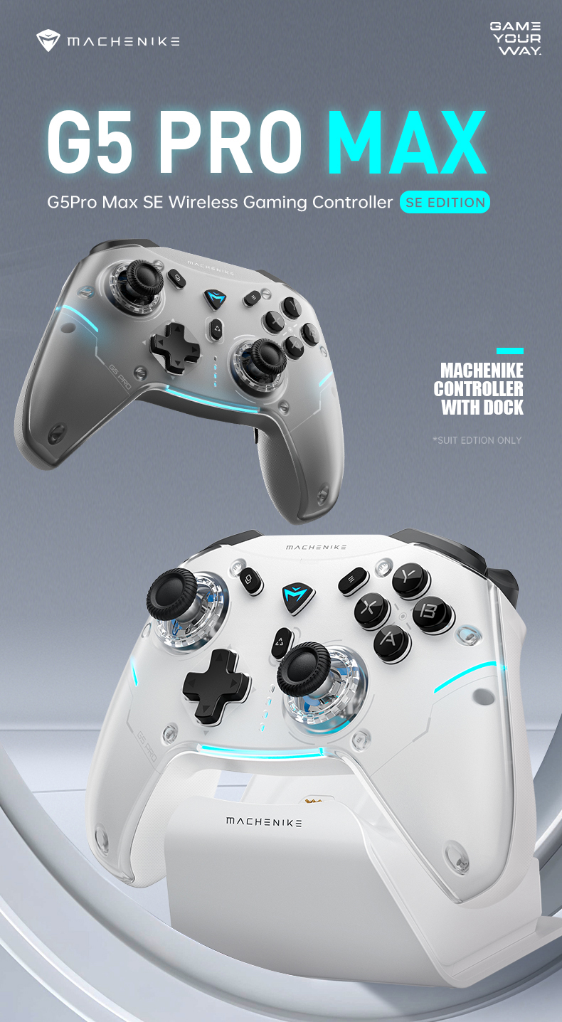 Machenike G Pro Series Wireless Gamepad Controller Hall Linear