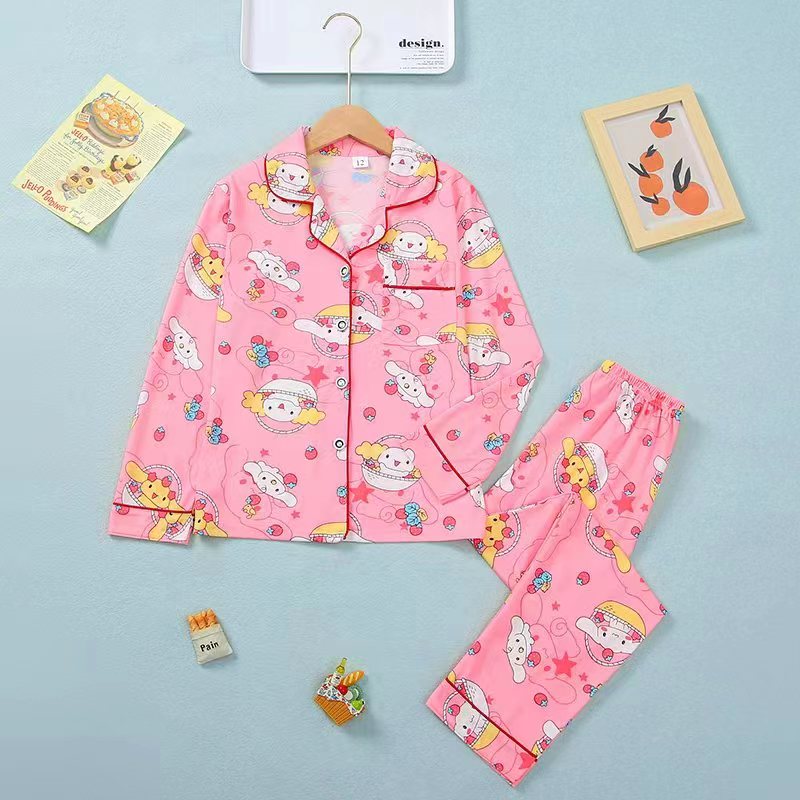 Ship from Manila Ready Stock Pyjama for Kids Casual Long Sleeve Nighty ...