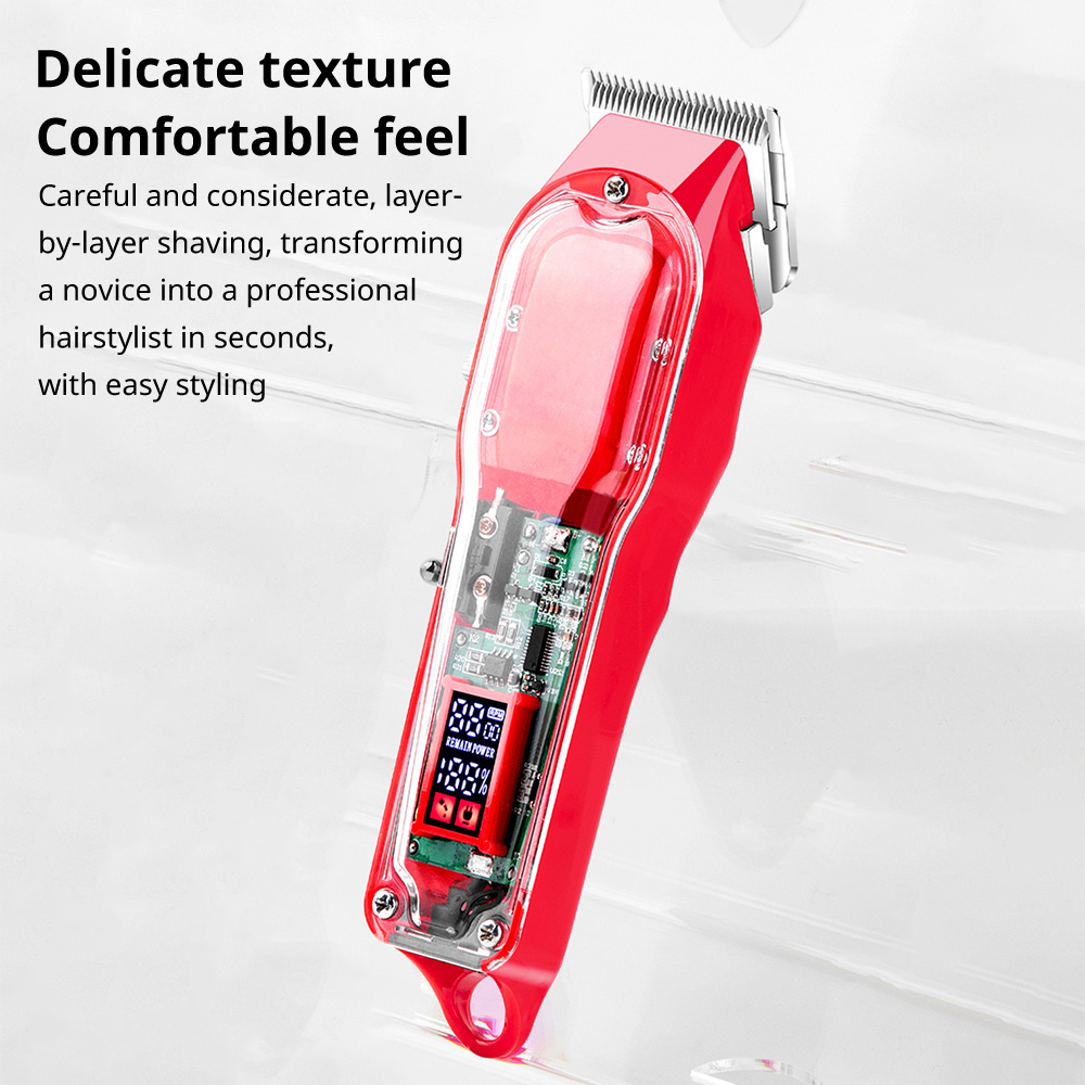 Cordless Hair Clipper with LED Display