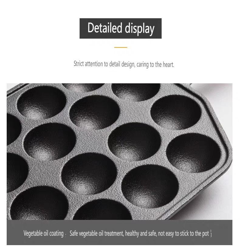 14 Holes Takoyaki Grill Pan Plate Non Stick Takoyaki Maker Baking Forms